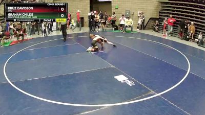 64 lbs Cons. Round 1 - Graham Childs, Champions Wrestling Club vs Kruz Davidson, JWC