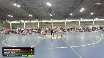 102 lbs Round 1 (4 Team) - Wesley Kent, Sublime Wrestling Academy vs Kylee Montenegro, Homedale Wrestling Club