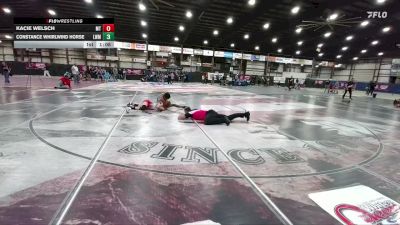 130-145 Exhibition Round 3 - Kacie Welsch, McIntosh Tigers vs Constance Whirlwind Horse, Little Wound Mustangs