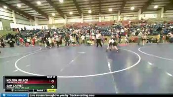 75 lbs Semifinal - Sam Carver, Charger Wrestling Club vs Kolsen Mellor, Timpanogos Wrestling