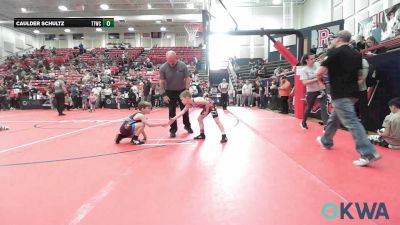 60 lbs Semifinal - Leon Bearden, Skiatook Youth Wrestling vs Caulder Schultz, Team Tulsa Wrestling Club