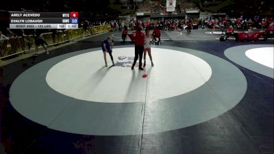 125 lbs Cons. Rd Of 16 - Arely Acevedo, World Team Training Center vs Evalyn Lobaugh, Golden Grapplers Wrestling Club