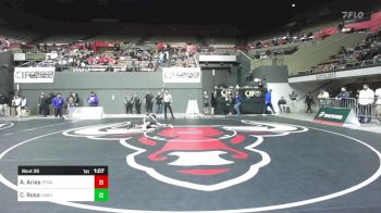 115 lbs Round Of 32 - Adrian Arias, Strathmore vs Ceaser Rosa, Caruthers