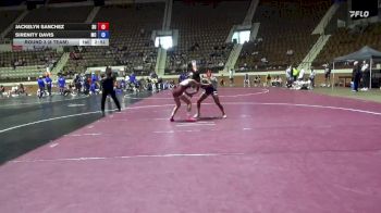 110 lbs Round 3 (8 Team) - Jackelyn Sanchez, Schreiner University vs Sirenity Davis, Montreat