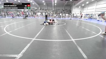 132 lbs Rr Rnd 1 - Cullen Crowley, Indiana Outlaws Yellow vs Matthew Wasson, CKWA