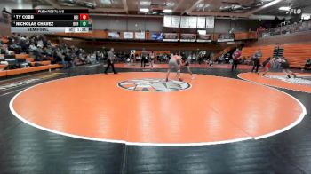 150 lbs Semifinal - Ty Cobb, Weiser vs Nicholas Chavez, Burley