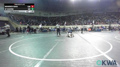 105 lbs Semifinal - Loxton Jirak, Blanchard Youth Wrestling Club vs Brantley Starks, Tecumseh Youth Wrestling