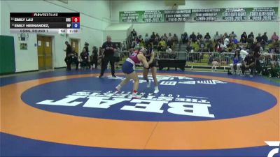 131 lbs Cons. Round 1 - Emily Lau, Santa Rosa College vs Emily Hernandez,, Moorpark