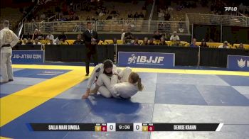 Denise Krahn vs Salla Mari Simola 2025 Pan Jiu Jitsu IBJJF Championship