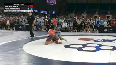 132 lbs Champ. Rd Of 256 - Santiago Garcia, Texas vs Miklo Hernandez, Minnesota