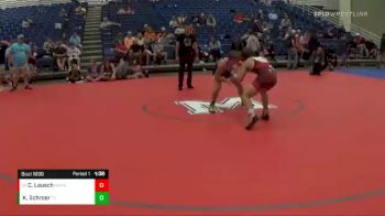 123 lbs Cons. Round 4 - Cole Lausch, Michigan West Wrestling Club vs Kyle Schroer, Troy Christian