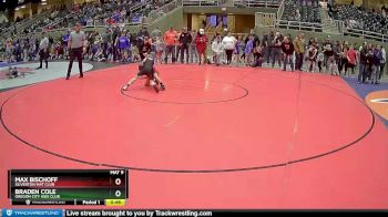 77 lbs Cons. Round 4 - Braden Cole, Oregon City Kids Club vs Max Bischoff, Silverton Mat Club