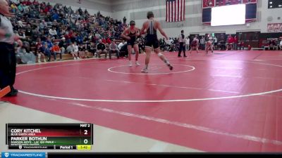 195 lbs Quarterfinal - Parker Bothun, Dawson-Boyd - Lac Qui Parle - Montevideo United vs Cory Kitchel, Blue Earth Area