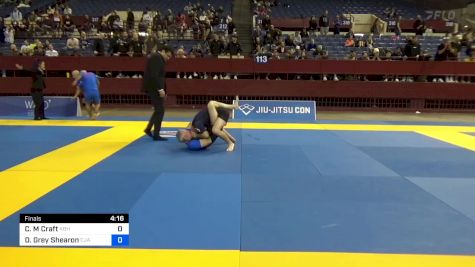 Clint M Craft vs Dustin Grey Shearon 2024 Pan IBJJF Jiu-Jitsu No-Gi Championship