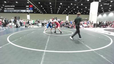 215 lbs Cons. Quarters - Austin Murr, Ranger-47 Wrestling Club vs Eli Mensing, Tom Eagle