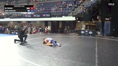 93 lbs 1st Place Match - Eli Sassa, Mat Demon Wrestling Club vs Zeek Buchan, Nebraska Wrestling Academy