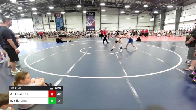 95 lbs Rr Rnd 1 - Ayden Hudson, Ohio Gold vs Bentley Elliott, Ride Out ...