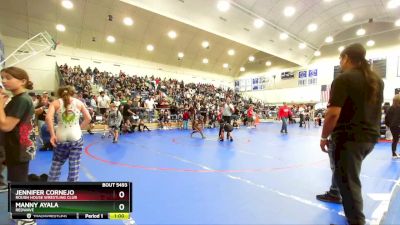 92 lbs 1st Place Match - Manny Ayala, Redwave vs Jennifer Cornejo, Rough House Wrestling Club