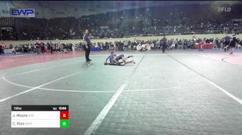 72 lbs Consi Of 8 #2 - Jeremiah Moore, Central Middle School vs Cameron Rios, Westmoore Wresting