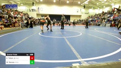 Quarterfinal - Kelly Wayne Tabor Jr, Berryhill Wrestling Club vs Wilson Navas, Henryetta Knights Wrestling Club