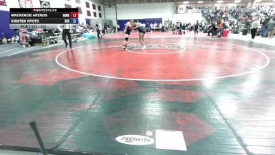 235 lbs Round 2 - Kirsten Kpoto, Southeast CC vs Mackenzie Arends, Hawkeye Community College