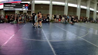 105 lbs Quarters - Xander Poulin, Arizona vs Reinier Perez, Colorado