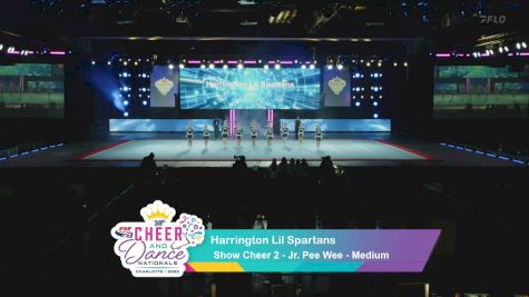 Show Cheer 2 - Harrington Lil Spartans [2025 Jr. Pee Wee Day 1] 2025 Pop Warner National Cheer & Dance Championship