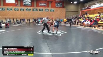 149 lbs Cons. Round 3 - Neil Jefferson, College Of The Redwoods vs Gurracha Tuvshinjargal, Cerritos