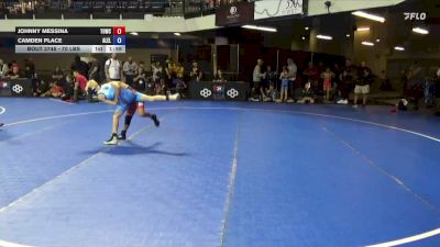 74 lbs Quarters - Johnny Messina, The Outsiders Wrestling Club vs Camden Place, Alpha Elite
