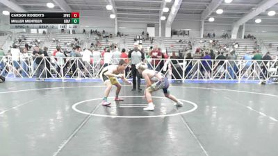 138 lbs Rr Rnd 2 - Carson Roberts, Sly Fox Black - HSB vs Miller Menteer, Grapplers Garage - HSB