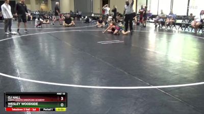 80 lbs Quarterfinal - Wesley Woodside, PWC vs Oj Hall, North DeSoto Wrestling Academy