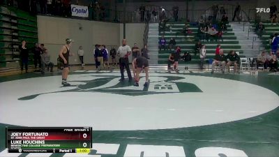 106 lbs Cons. Round 3 - Joey Fortunato, St. John Paul The Great vs Luke Houchins, Benedictine College Preparatory School