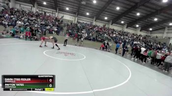 150 lbs Quarterfinal - Payton Yates, Grantsville vs Davin (Tisi) Fedler, Springville