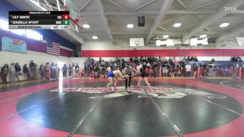 Girls 157 lbs Quarterfinal - Lily Smith, East Nicolaus Girls vs Isabella Wyatt, Anderson Girls