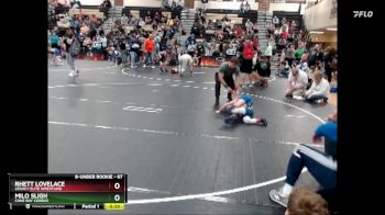 67 lbs Round 3 - Milo Sligh, Cane Bay Cobras vs Rhett Lovelace, Legacy Elite Wrestling