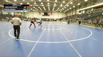 184 lbs 3rd Place Match - Sean Malenfant, Alfred State vs Porter Gresko, Merchant Marine