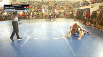 159 lbs Quarterfinal - Gavin Resor, Cambridge vs Lukas Jordan, Jv Warriors