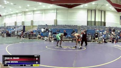 170 lbs Cons. Round 3 - Zean Al Obaidi, IL vs Demei Brown, OH