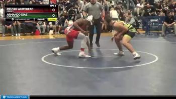 195 lbs Quarterfinal - Melvin Whitehead, Liberty vs Armando Diaz, Slam! Nevada