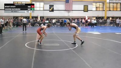 157Brown lbs Rr Rnd 3 - Wyatt Stout, Penn vs Cooper Rathburn, Navy