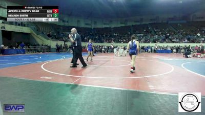 92 lbs Round Of 16 - Avriella Pretty Bear, Harrah vs Nevaeh Smith, Bethel