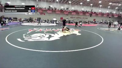 117 A Quarterfinal - Harlee Hiller, Iowa vs Alexandra Waitsman, William Jewell College