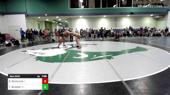 195 lbs Round Of 16 - Brian Burburija, FL vs Tomas Brooker, NC