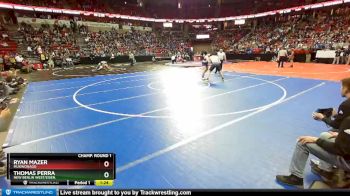 D1-220 lbs Champ. Round 1 - Thomas Perra, New Berlin West/Eisen. vs Ryan Mazer, Mukwonago