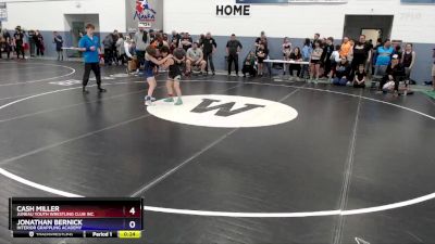 86 lbs Quarterfinal - Jonathan Bernick, Interior Grappling Academy vs Cash Miller, Juneau Youth Wrestling Club Inc.