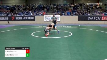 61 lbs Quarterfinal - Domimic Cordero, Higher Calling WC vs Cole Cardenaz, Morris Eagles WC