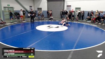 125 lbs Final - Levi Shivers, Anchorage Youth Wrestling Academy vs Titus Watts, Soldotna Whalers Wrestling Club