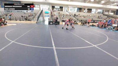 215 lbs Brennan Breisinger, Pennsylvania Blue vs Finn Loomis, Illinois