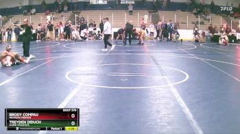 98 lbs Champ. Round 2 - Treyden Diduch, Alber Athletics vs Brody Compau, Michigan Premier