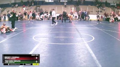 98 lbs Champ. Round 2 - Treyden Diduch, Alber Athletics vs Brody Compau, Michigan Premier